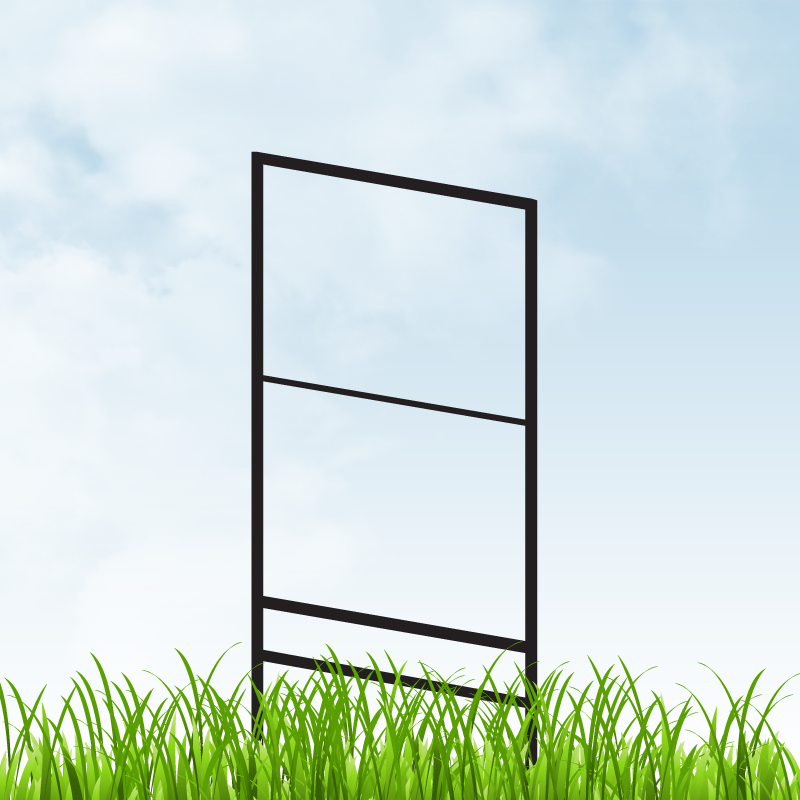 Top Loading Lawn Sign Frame